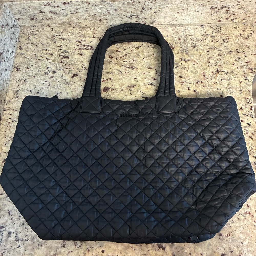 MZ Wallace Black Quilted Tote